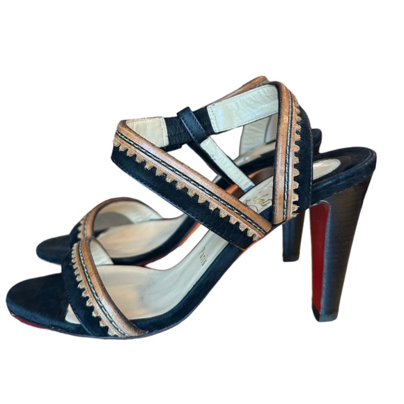 Christian Louboutin Trepi City 85mm heels RETAIL 795 - Picture 4 of 8